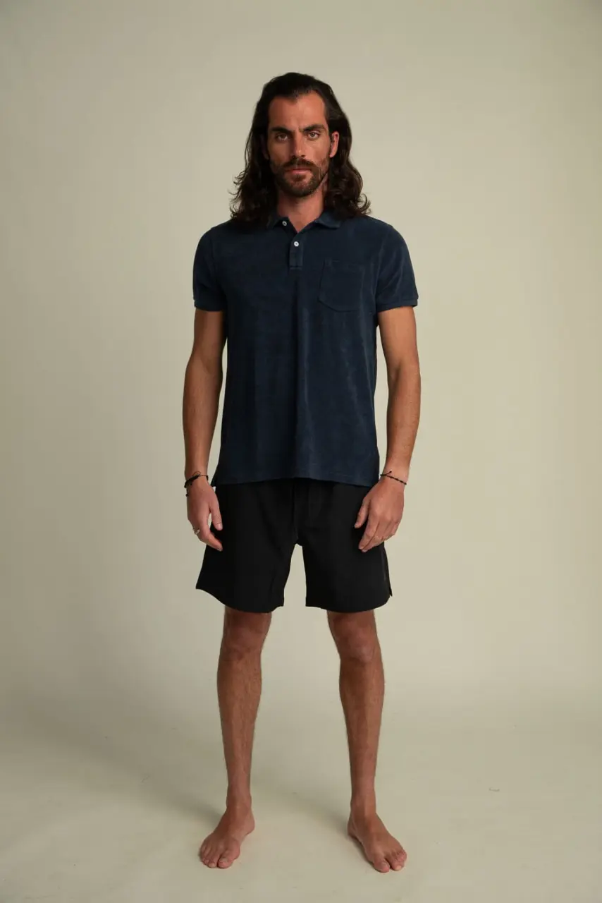 Futah - Polo Terry Azul (1)