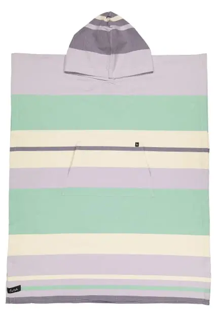 Papua Violet & Green Poncho