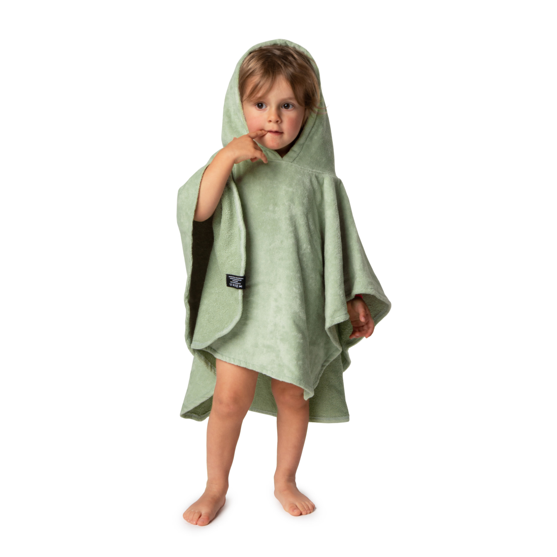 Futah - Ericeira Verde Poncho Turco Bebé (3)