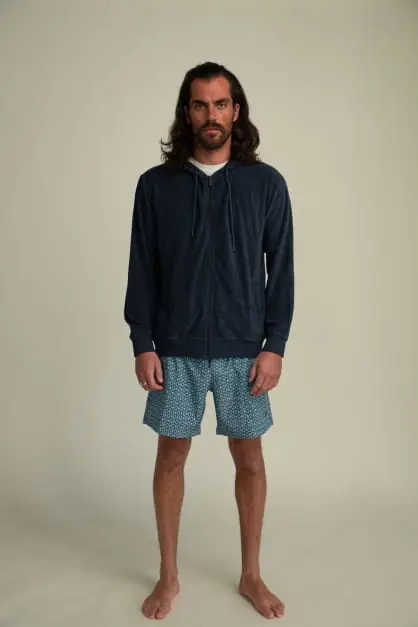 Futah Casaco Terry com Capuz