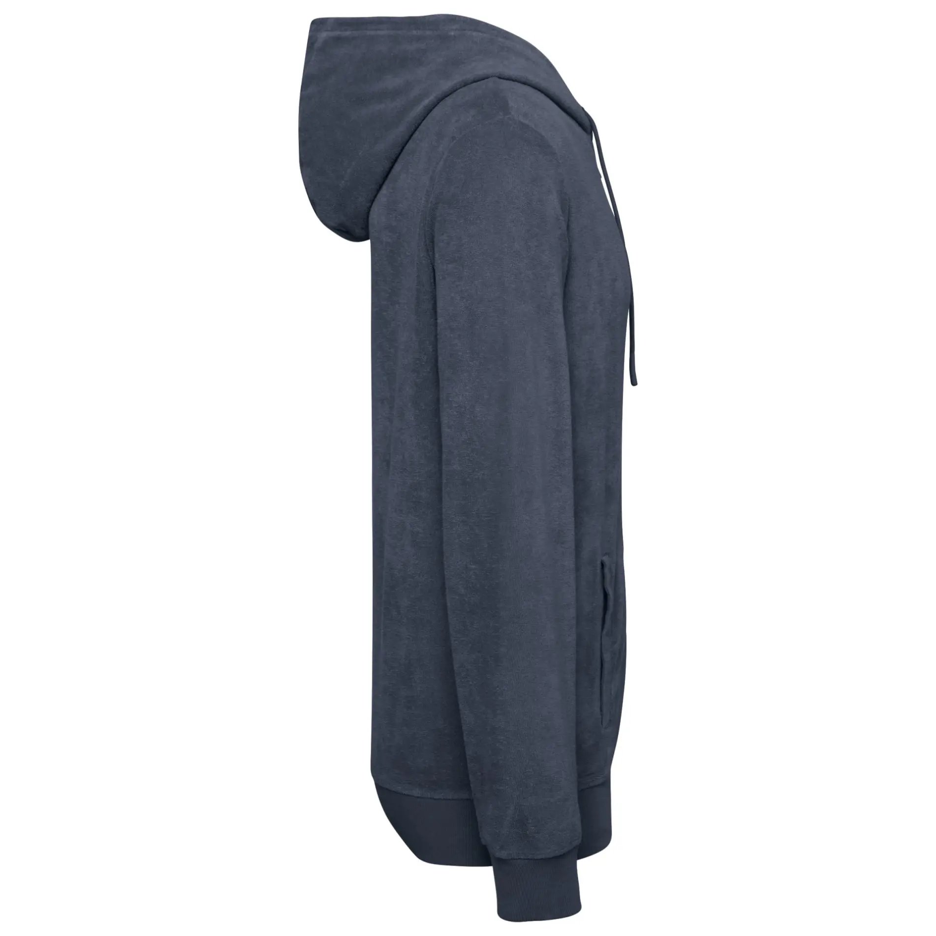 Futah - Casaco Terry com Capuz Azul (5)