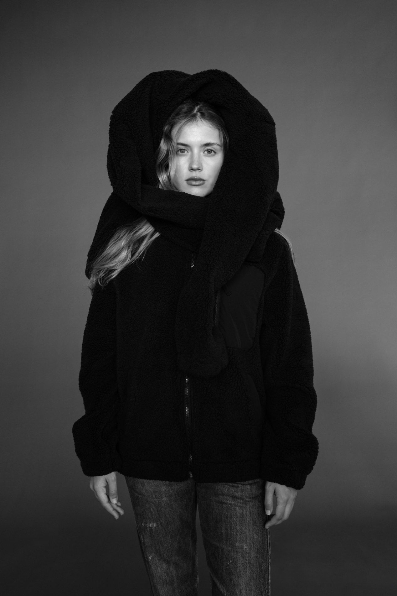 Futah - Sherpa Jacket Black (4)