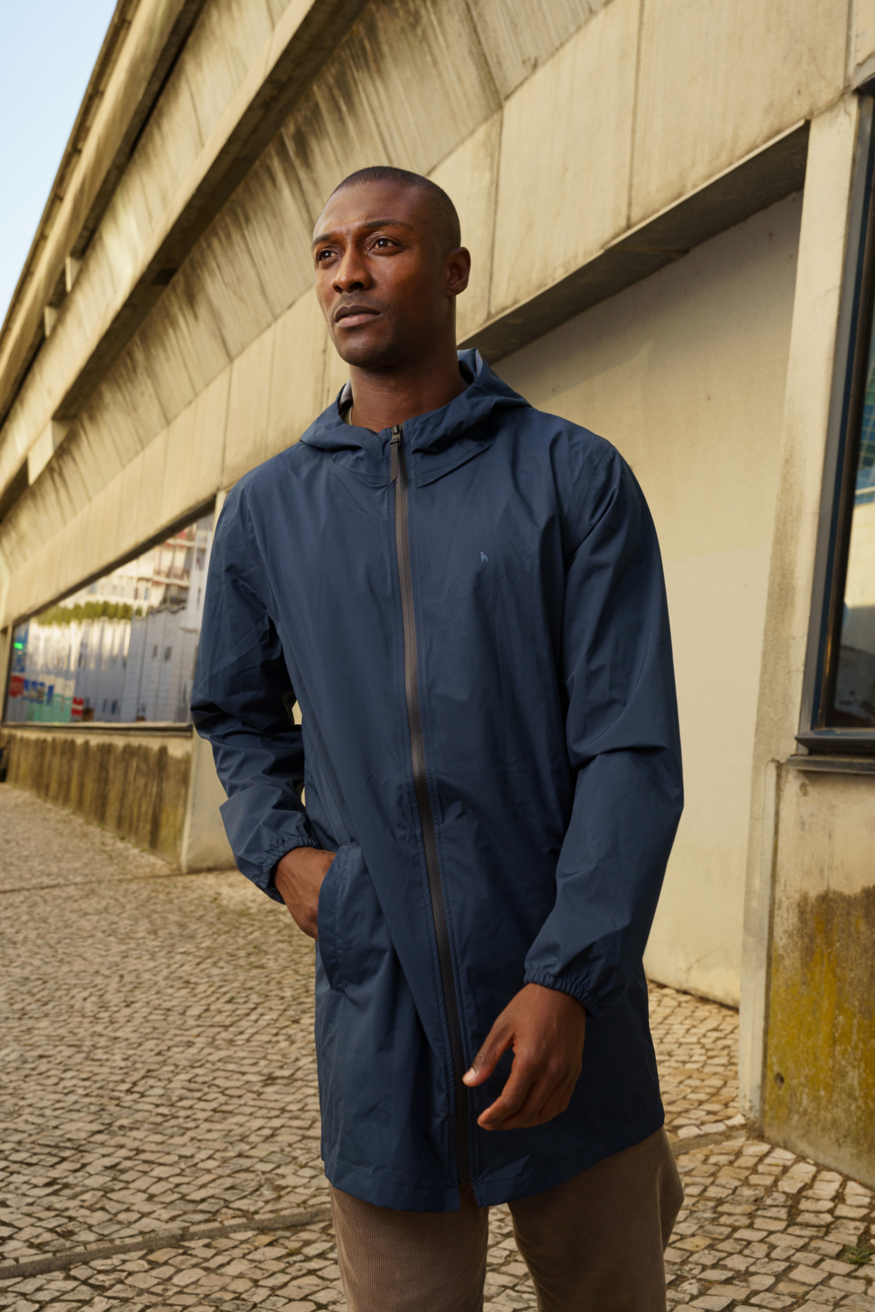 Futah - Parka Impermeável Azul (6)