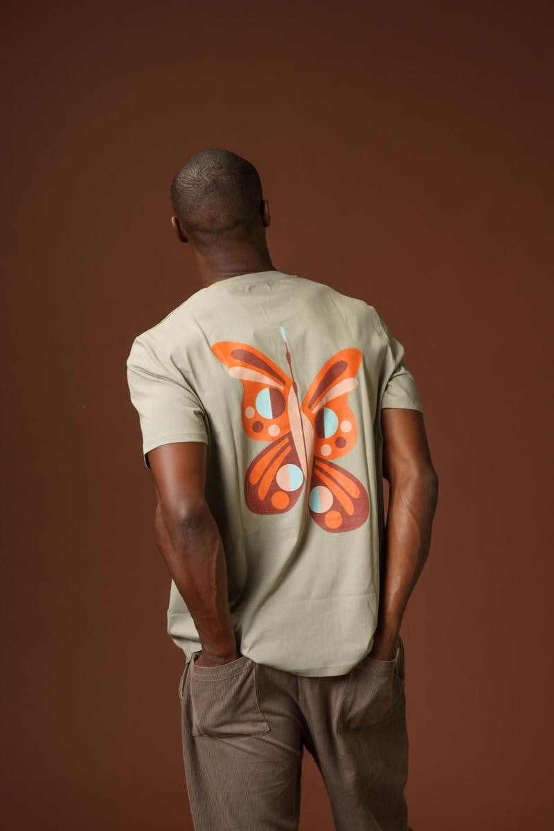 Futah - T-Shirt Butterfly - FOREST Collection - ANP|WWF® (1)