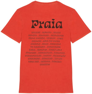 T-Shirt Algodão Orgânico Paprika - Praia