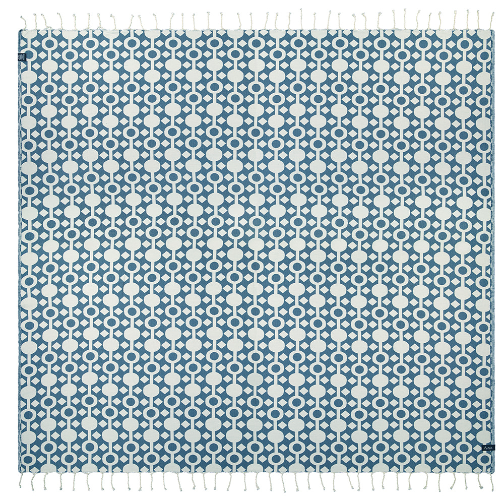 Futah - Amazónica Azul Toalha Grande (1)