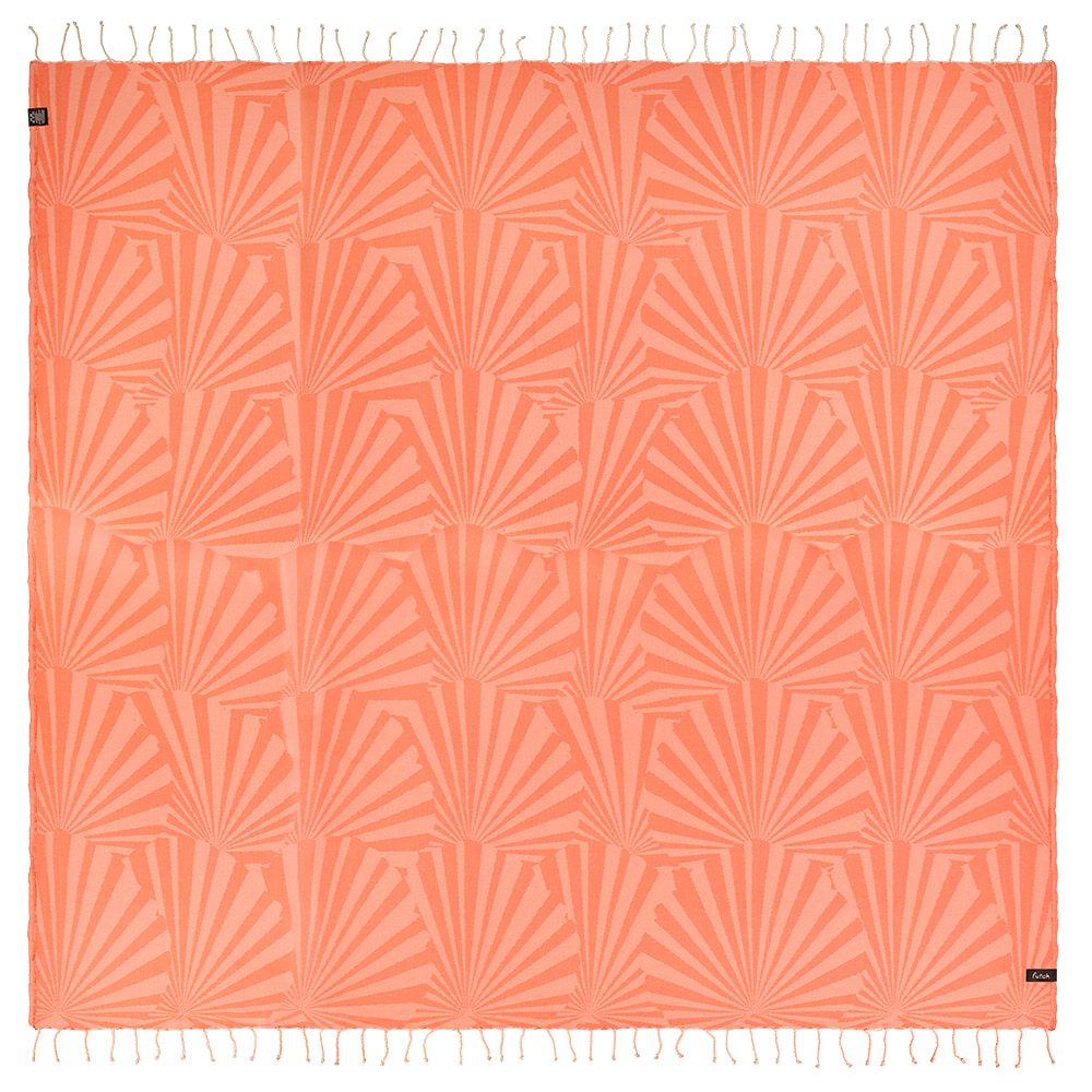 Futah - Taiga Coral Beach Blanket (1)