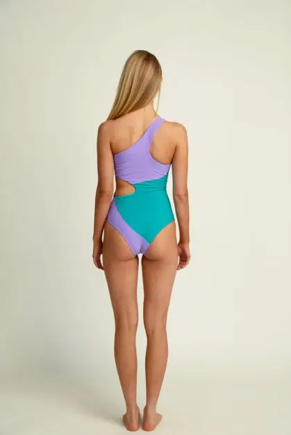 Aether Verde & Violeta Fato de Banho S2 (2)