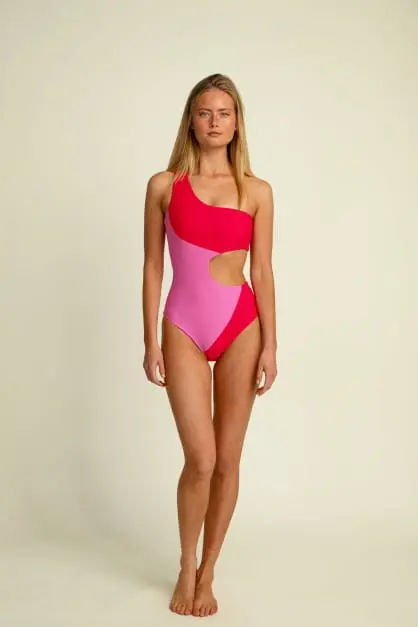 Futah Pink & Coral One Piece S2