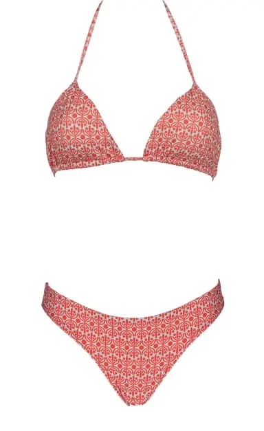 Futah Flora Aquatic & Coral Bikini Triangle