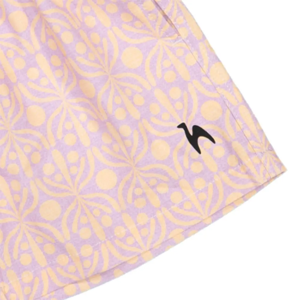 Futah - Calções de Banho de Criança Flora Mocha & Violeta (6)