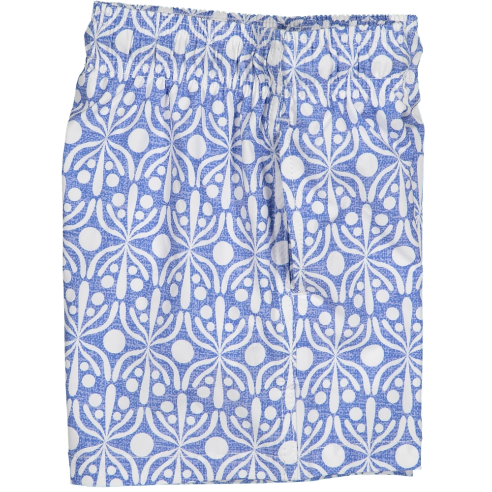 Futah - Flora Blue & White Kids Swimshorts (5)