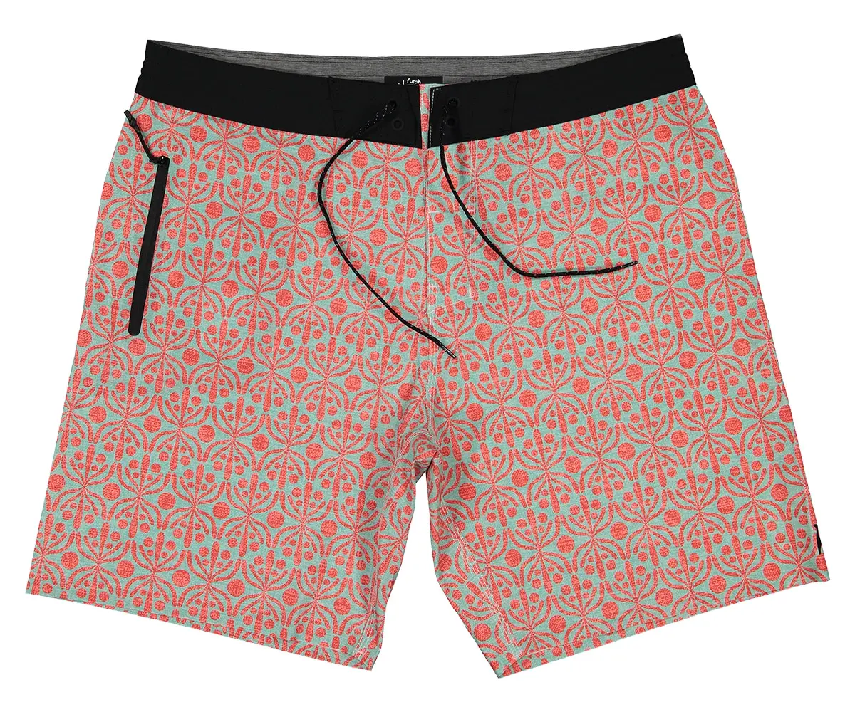 Futah - Flora Aquatic & Red Boardshorts (3)