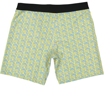 Vortex Yellow & Water Boardshorts