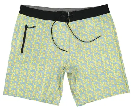Vortex Yellow & Water Boardshorts