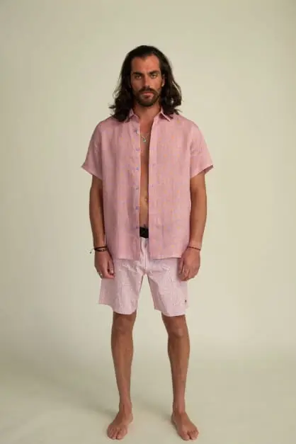 Futah Flora Mocha Camisa