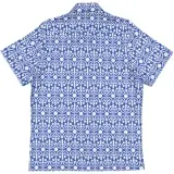 SHIRT FLORA BLUE&WHITE_BACK_min