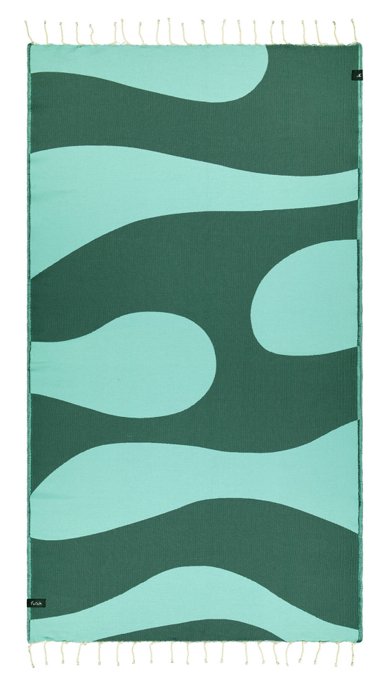 Futah - Aether Green Beach Towel (1)