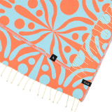 FLORA AQUATIC & RED IND TOWEL_Detail_min