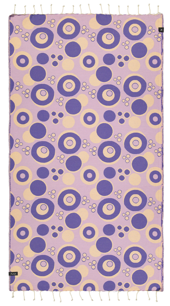 Futah - Vortex Violet & Purple Beach Towel (1)