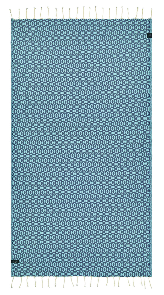 Futah - Pulse Blue Beach Towel (1)