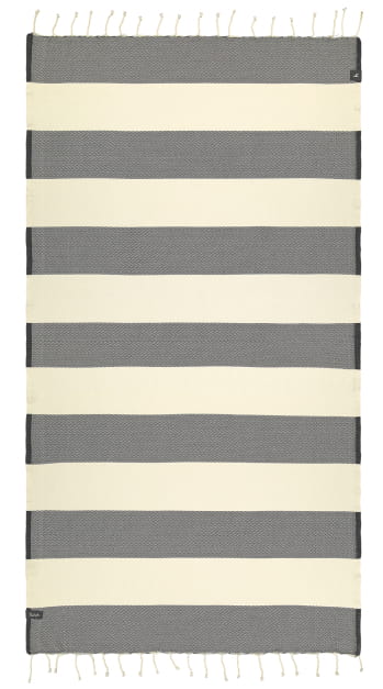 Bedu Black Beach Towel