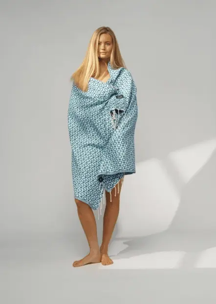 Pulse Azul Toalha de Praia Grande (2)