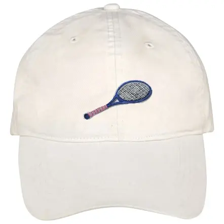 Cap White Racket LPTC