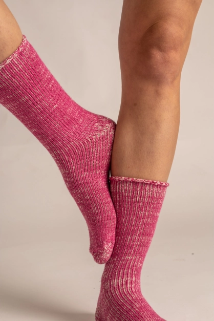 Bamboo  Pink Socks (2)