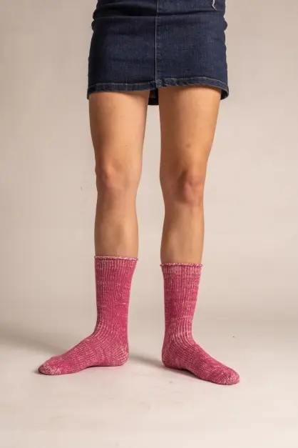 Bamboo  Pink Socks