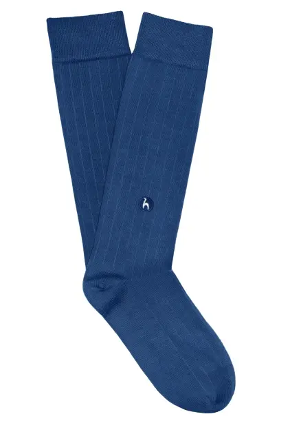 Futah Ericeira Blue High  Knee Socks