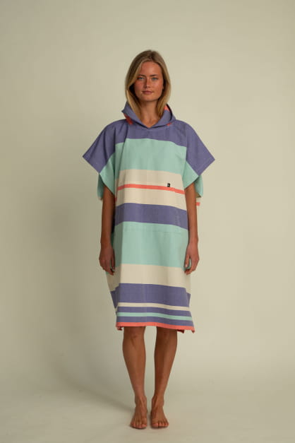 Futah Papua Purple Water Adult Poncho