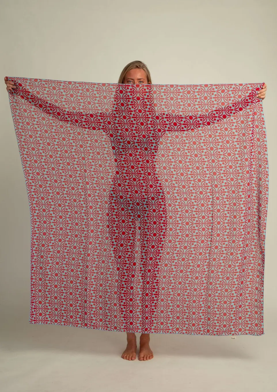 Futah - Flora Azul Aquático & Coral Pareo (1)