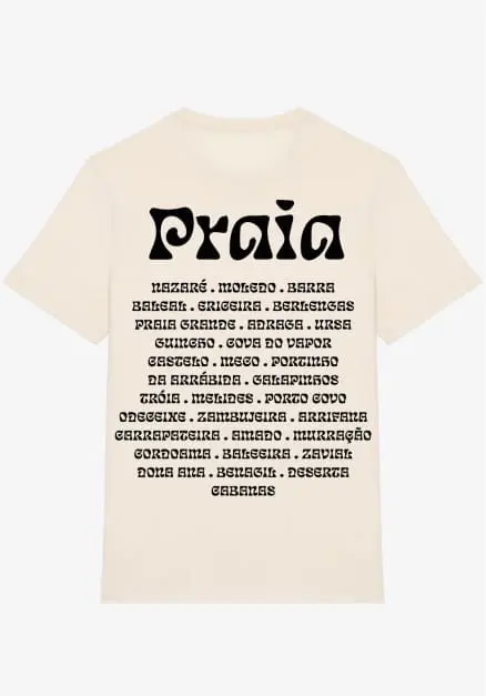 T-Shirt Algodão Orgânico Raw - Praia