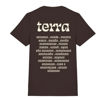 T-shirt Terra Castanha