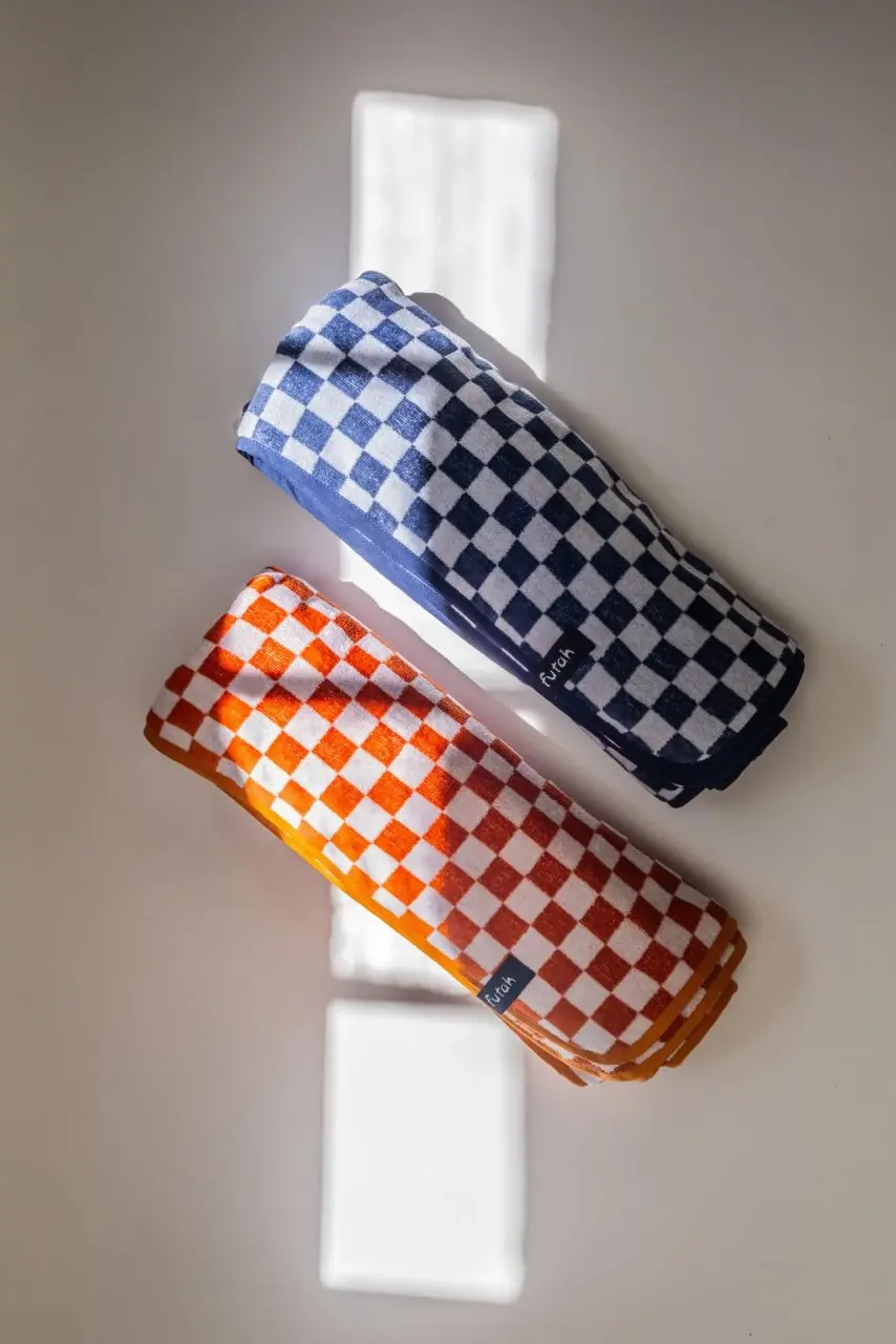 Futah - Xadrez Barro Toalha em Turco (2)