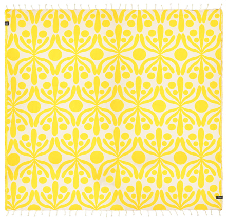 Flora Yellow XL Towel (2)