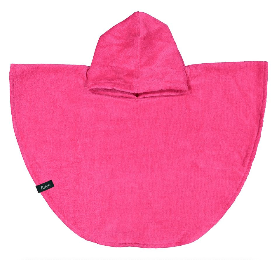 Futah - Ericeira Rosa Néon Poncho Turco Bebé (1)